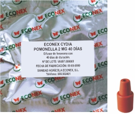 Difusor de feromonas ECONEX CYDIA POMONELLA 2 MG 60 DÍAS 